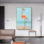 vintage flamingo poster 1