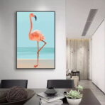 vintage flamingo poster 1
