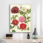vintage blumenposter