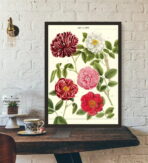 vintage blumenposter