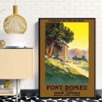 vintage poster schriftart remeu