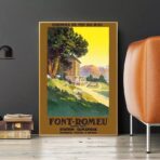 vintage poster schriftart remeu