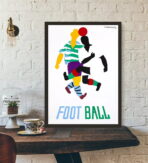 vintage fussballplakat