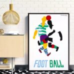 vintage fussballplakat