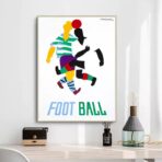 vintage fussballplakat