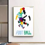 vintage fussballplakat