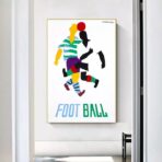 vintage fussballplakat