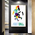 vintage fussballplakat
