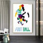 vintage fussballplakat