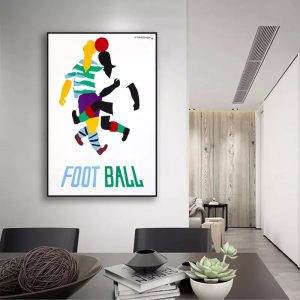 vintage fussballplakat