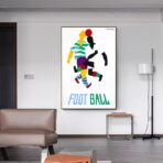 vintage fussballplakat