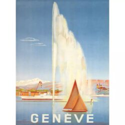 vintage poster genf