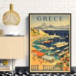 vintage griechenland poster 1