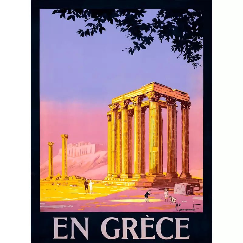 vintage griechisch poster vintage griechisch poster