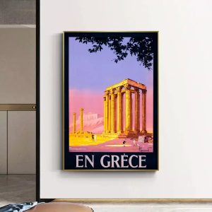 vintage griechisch poster