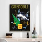 vintage poster grenoble 1