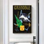 vintage poster grenoble 1