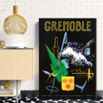 vintage poster grenoble 1