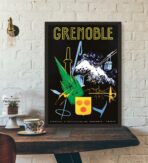 vintage poster grenoble 1