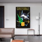 vintage poster grenoble 1