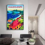 vintage poster guadeloupe 1