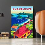 vintage poster guadeloupe 1