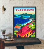 vintage poster guadeloupe 1