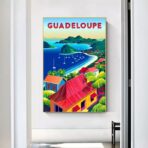 vintage poster guadeloupe 1