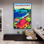 vintage poster guadeloupe 1