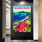 vintage poster guadeloupe 1