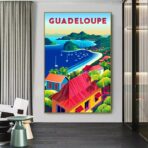 vintage poster guadeloupe 1