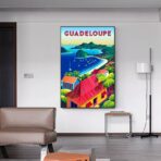 vintage poster guadeloupe 1