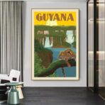 vintage poster guyana 1