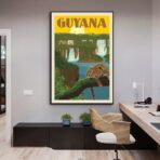 vintage poster guyana 1