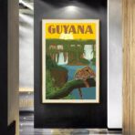 vintage poster guyana 1