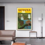 vintage poster guyana 1