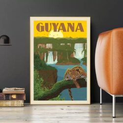 vintage poster guyana 1