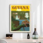 vintage poster guyana 1