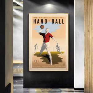 vintage handball poster 1