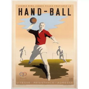 vintage handball poster 1