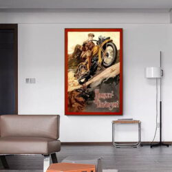 vintage harley davidson poster 1