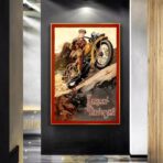 vintage harley davidson poster 1