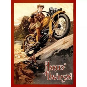 vintage harley davidson poster 1