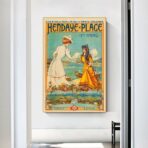 vintage poster hendaye 1