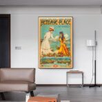 vintage poster hendaye 1