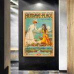 vintage poster hendaye 1