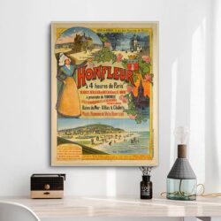 vintage poster honfleur 1