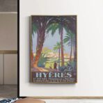 vintage poster hyeres 1