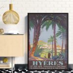 vintage poster hyeres 1