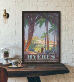 vintage poster hyeres 1